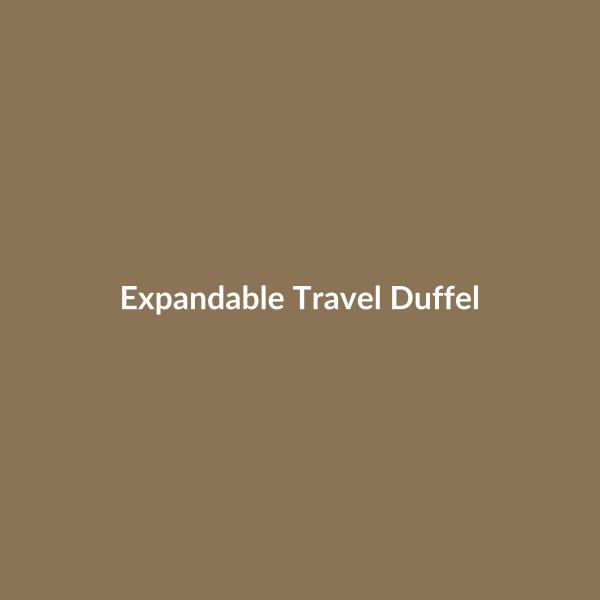 Expandable Travel Duffel