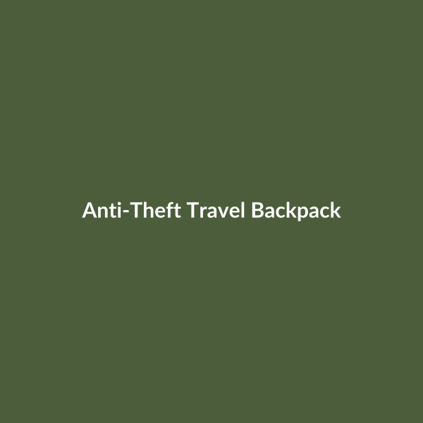 Anti-Theft Travel Backpack