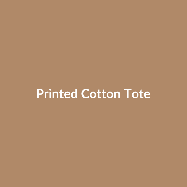 Printed Cotton Tote