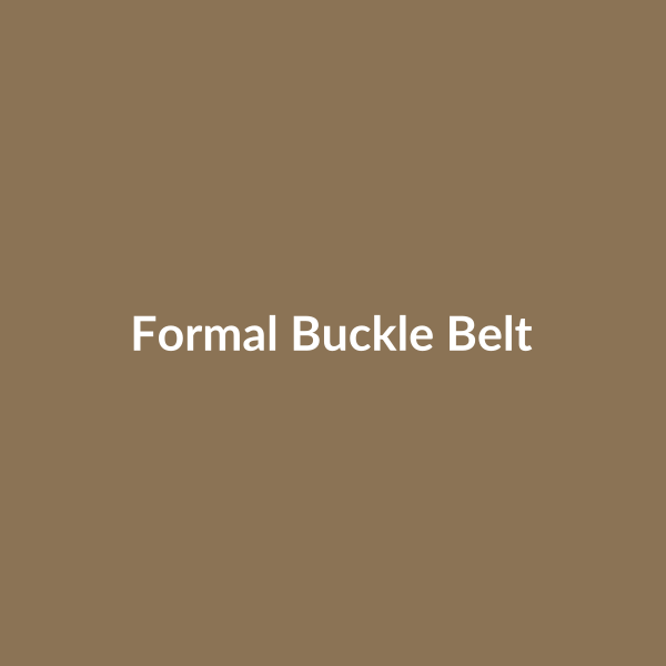 Formal Buckle Belt