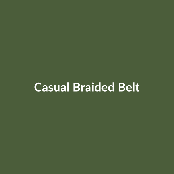 Casual Braided Belt