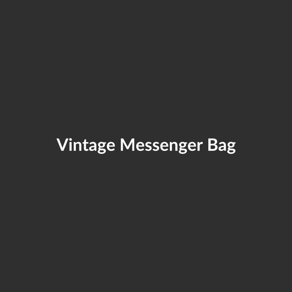 Vintage Messenger Bag