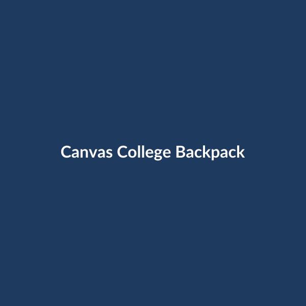 Canvas College Backpack