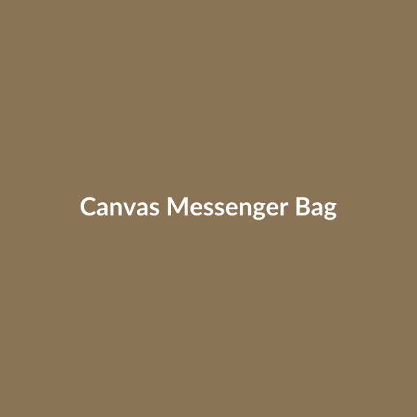 Canvas Messenger Bag