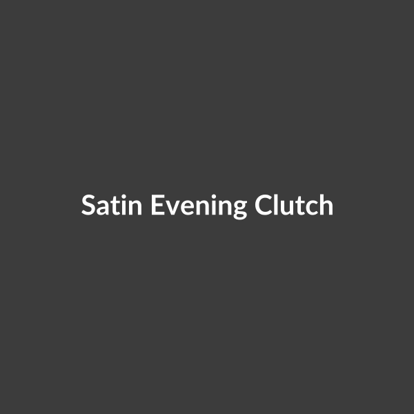 Satin Evening Clutch