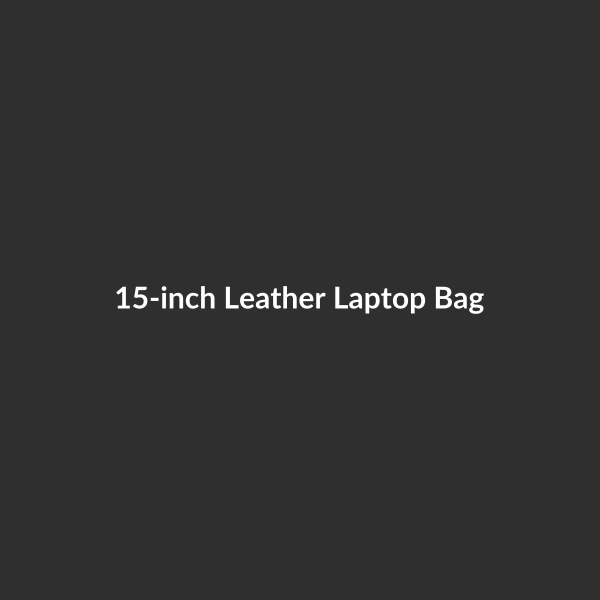 15-inch Leather Laptop Bag