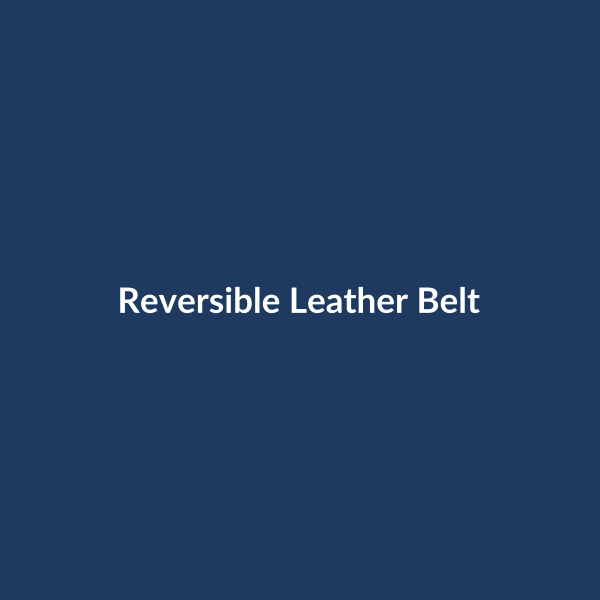 Reversible Leather Belt