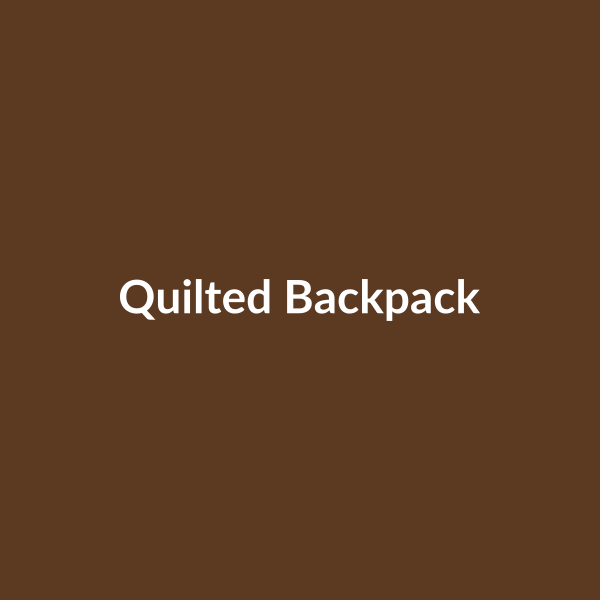 Quilted Backpack