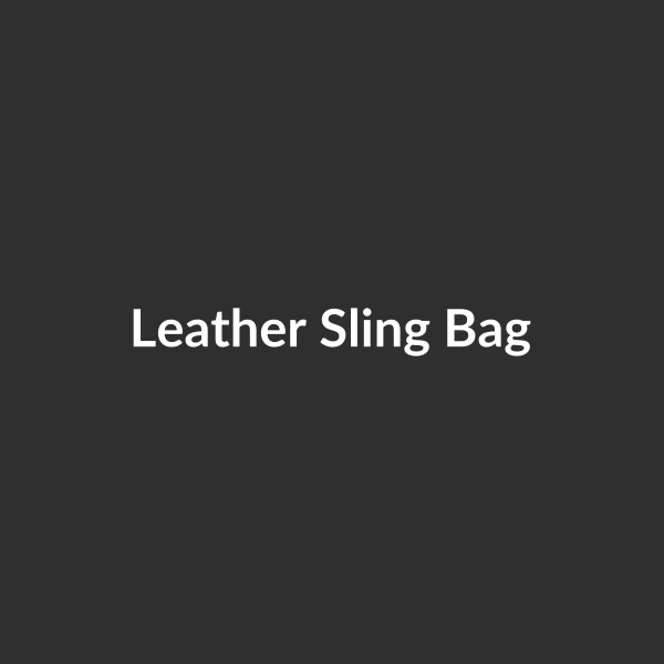 Leather Sling Bag