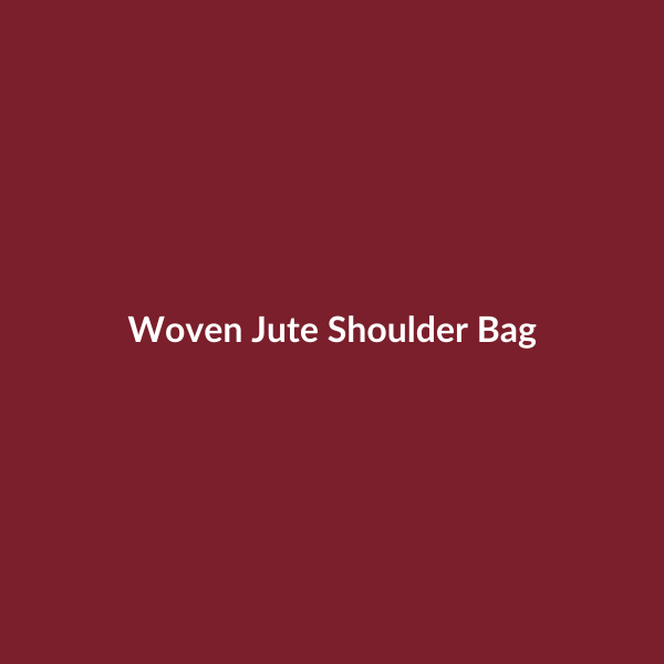 Woven Jute Shoulder Bag
