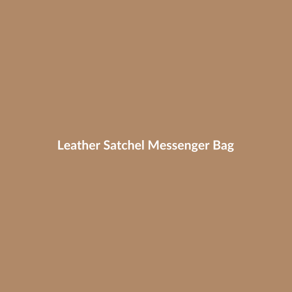 Leather Satchel Messenger Bag